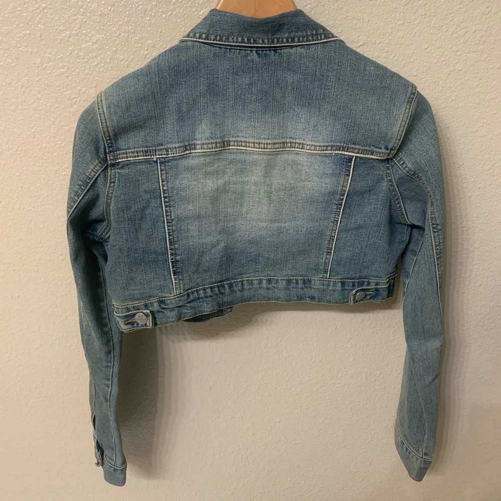 Jean Jacket Crop - image 4